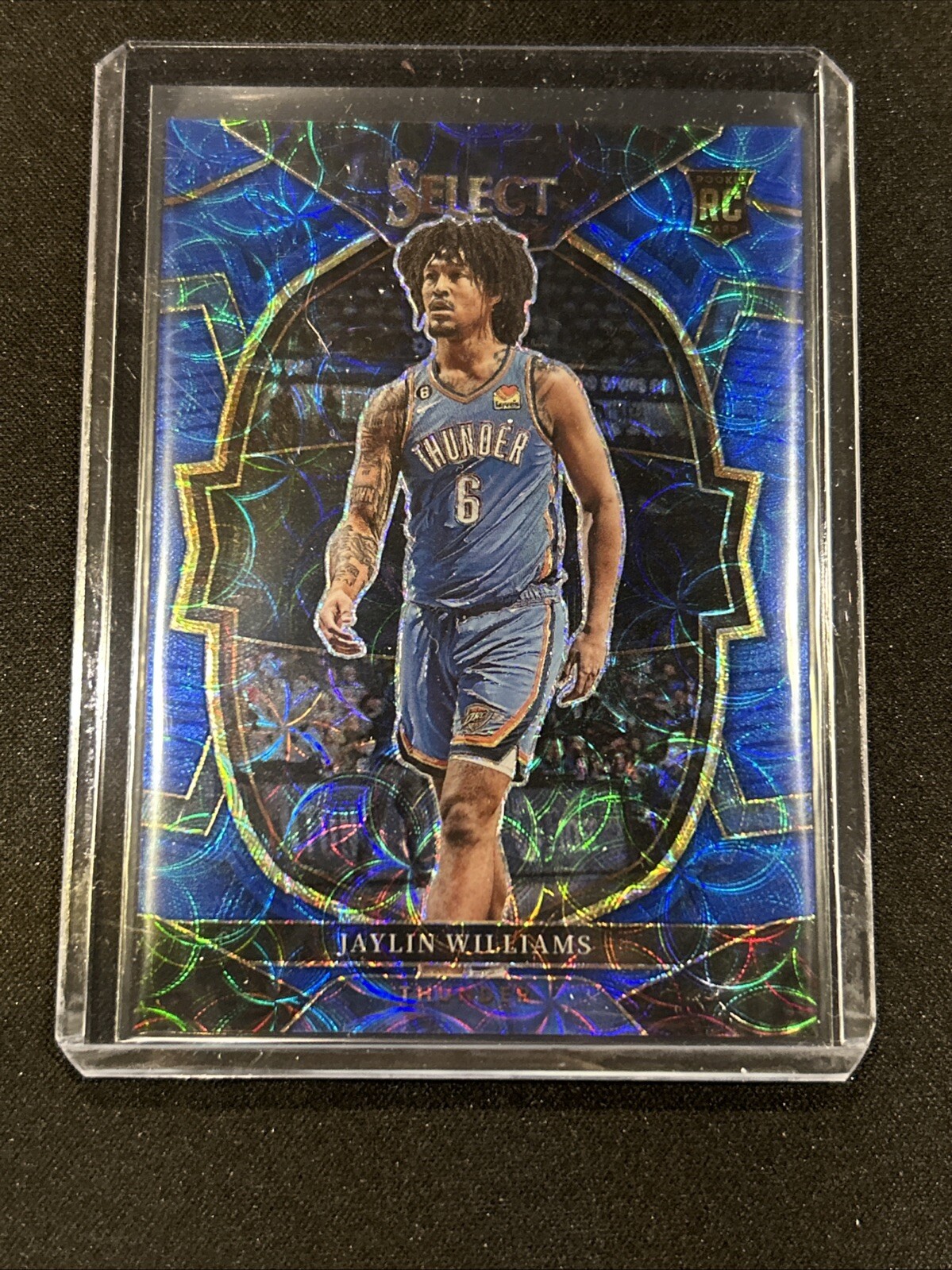 2022-23 Panini Select #99 Jaylin Williams Blue Scope Prizms #/249