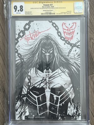 Venom 27 Tyler Kirkham - Codex First Full Appearance B&W Exclusive Cover  -