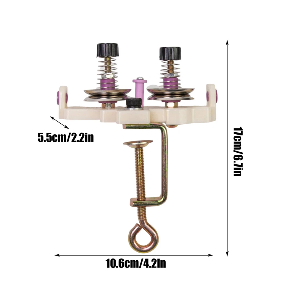 Bobinadora de bolas de hilo operada a mano bobinadora de bolas de hilo rápido bobinadora de hilo artesanías Foto 2 de 4