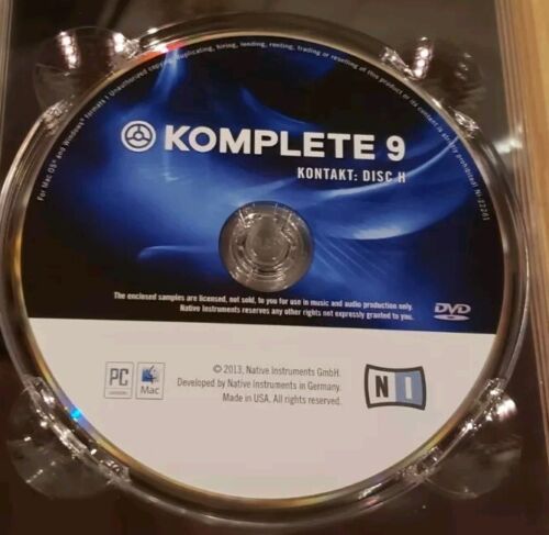 Native instruments Komplete 9 12 DVDs No Serial - Picture 11 of 13