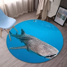 3D Blue Ocean Shark NBC1466 Game Rug Mat Elegant Photo Carpet Mat Fay 2023