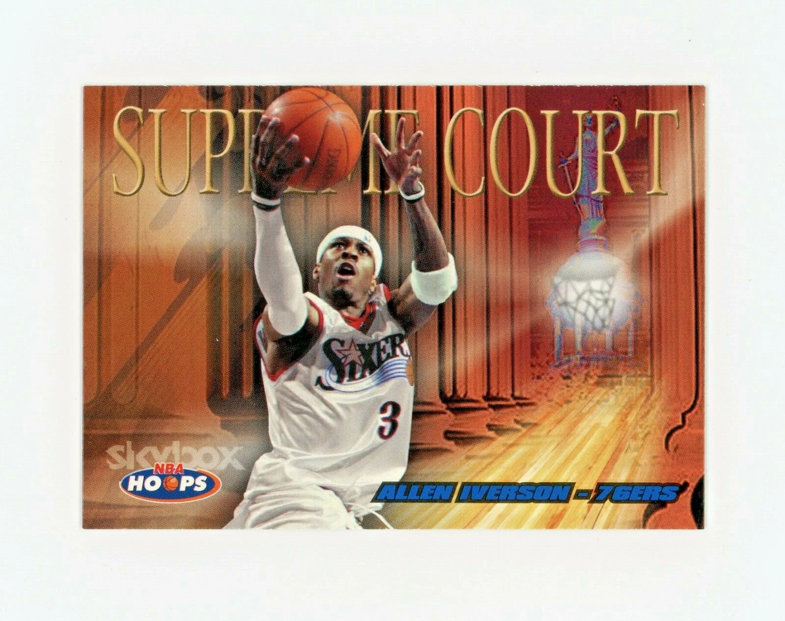 ALLEN IVERSON 2004 05 NBA Hoops Supreme Court #14 Philadelphia 76ers JM