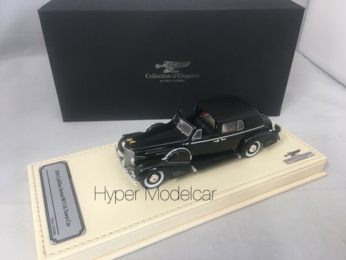 TRUESCALE 1/43 Cadillac Series 90 V16 Town Coche 1938 Black ART.TSMCE154302 - Imagen 4 de 7