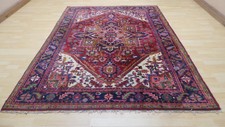 Large Persain Design Carpet Rug Hand Made Wool Living Room 8ft 1" x 5ft 11"