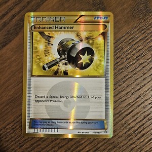 Enhanced Hammer - 162/160 - Pokemon CARD Primal Clash XY Secret Holo Rare EX/NM
