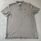 Under Armour Loose Heatgear Mens Size Large Short Sleeve Performance Polo Shirt