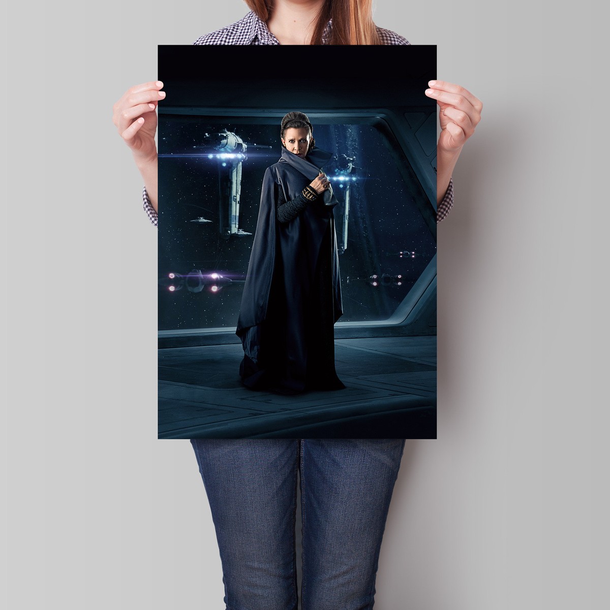 Star Wars The Last Jedi Poster Leia Organa A2 A3 UK