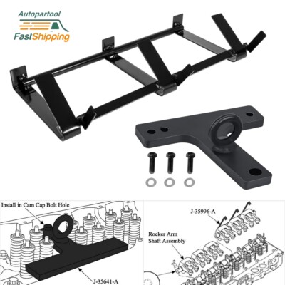 J-35996-A Rocker Arm Lifter+J-35641-A Cylinder Head Lift Bracket Set for Detroit