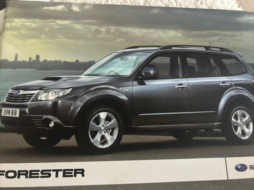 Der Subaru Forester Original Original Auto Verkaufsprospekt Sammlerstück SFB072