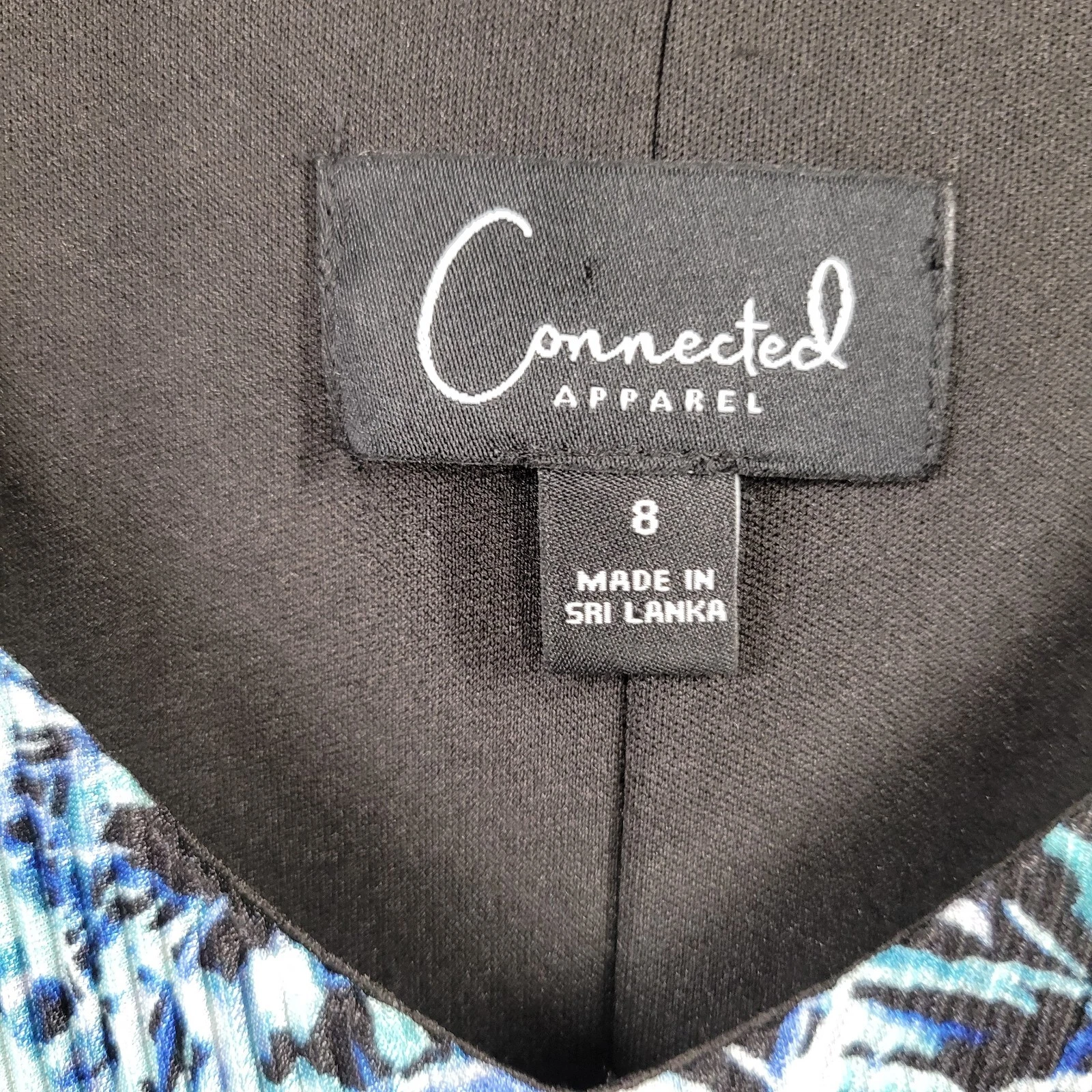 PALM ANGELS Abito Camicia Connessa Tg 8 Strati Pieghettato Evento Festa Carriera Fuochi d'artificio Blu