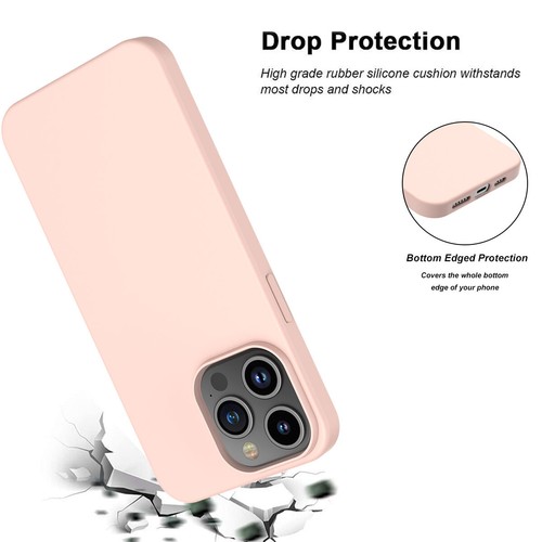 Für iPhone 16 Pro Max 15 14 13 12 11 Silikon Hülle Handyhülle + Displayschutz - Bild 35 von 59