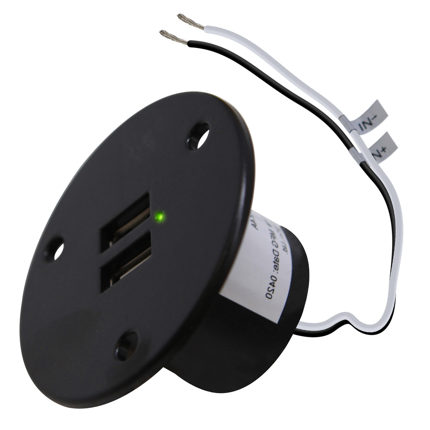Rv Recessed Mount 2 Usb Charging Port Charger Socket 12v Power Outlet Black For Sale Online Ebay