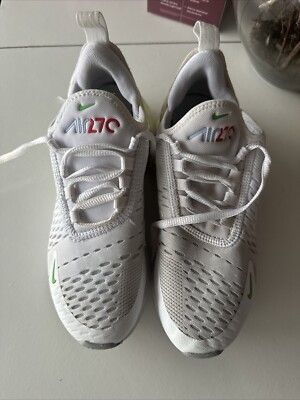Size US 3.5, EUR 35.5 - Nike Air Max 270 Low White | eBay UK