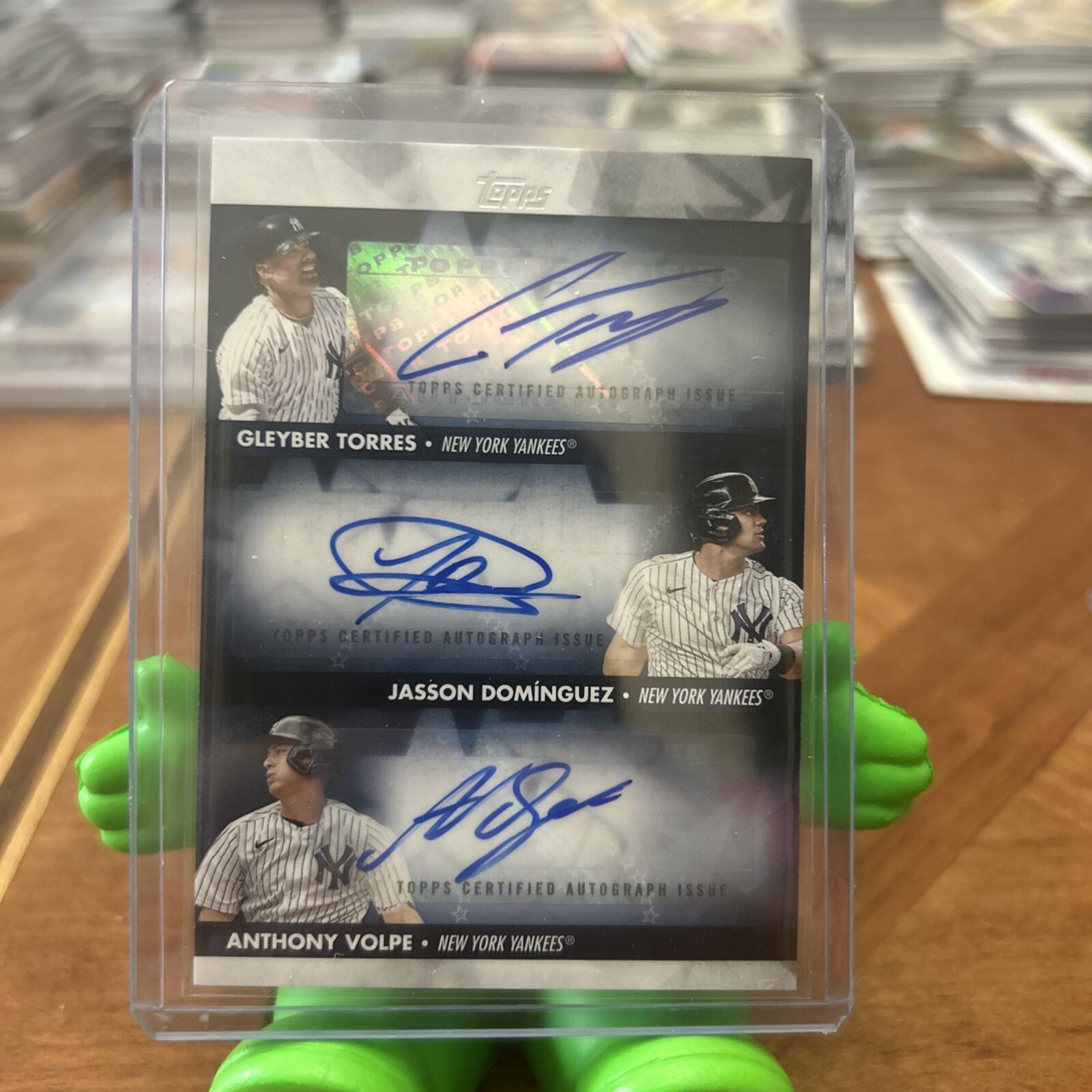 JASSON DOMINGUEZ / VOLPE / TORRES 2024 Topps Series 2 Triple Autograph Auto #1/5