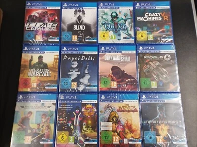 12 Juegos PS4 Colección - Sony PlayStation 4 VR Action PS4 NUEVO 7% de descuento en 2