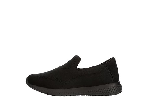SKECHERS WOMENS SQUAD-MISKIN SLIP RESISTANT WORK SHOE - BLACK 77254/BLK - Picture 2 of 7