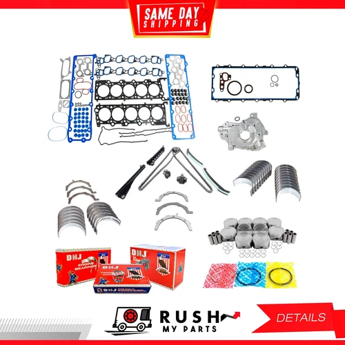 05-06 Master Engine Rebuild Kit For Ford E-350 6.8L V10 SOHC 20v DNJ EK4184BM