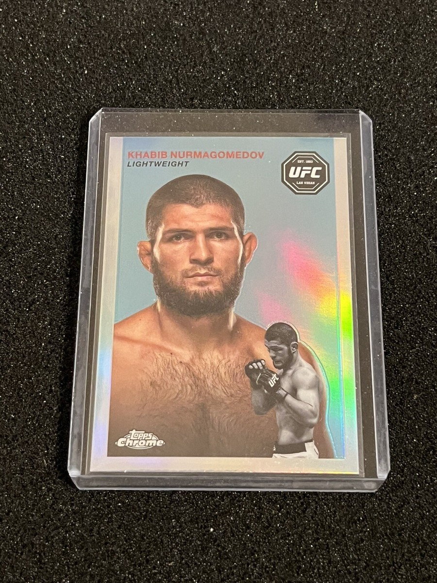 Khabib Nurmagomedov 2024 Topps Chrome UFC 1954 Throwback Retro Refractor  Legend