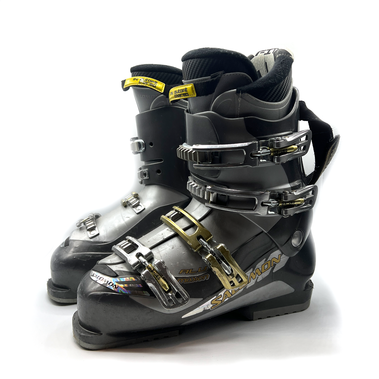 Scarponi da sci Salomon Alu Mission grigio e argento 317 mm 27 27 5