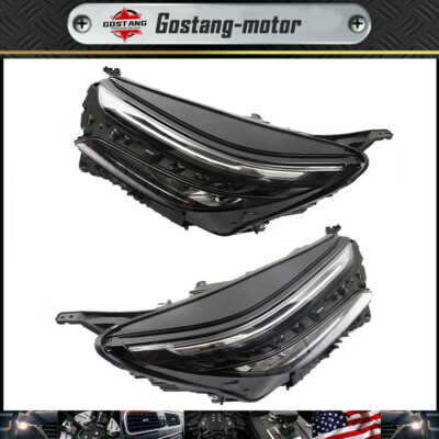 For 2022-2023 Equinox LT/RS Headlight Driver/LH + Passenger/RH Side Pair Clear