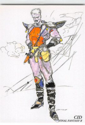 Final Fantasy Art Museum Trading Card #156 Cid (2 / II)