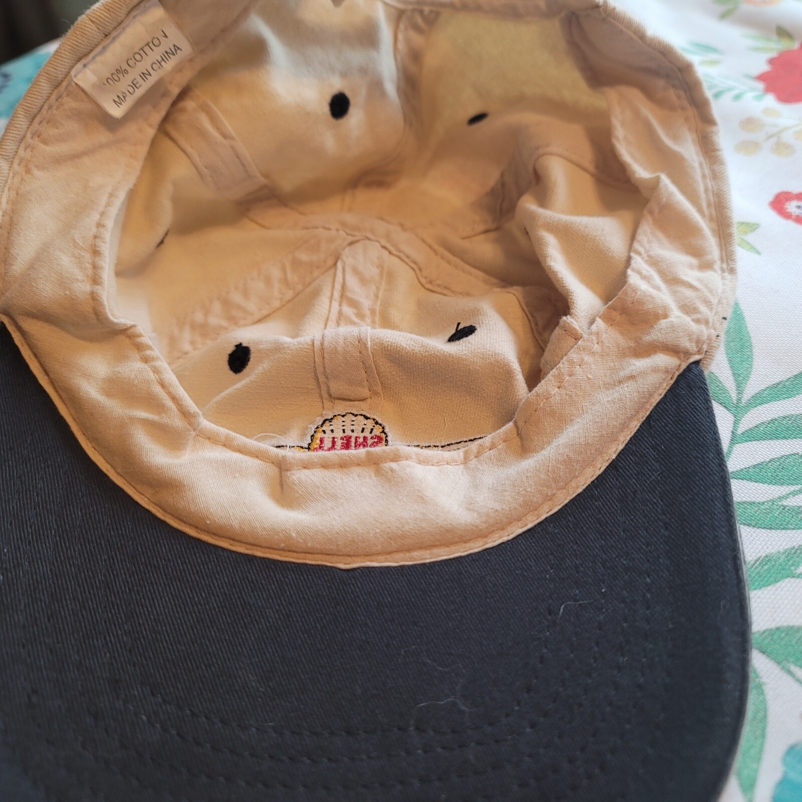 Shell Aeroshell Baseball Cap Adjustable Hat Beige… - image 7