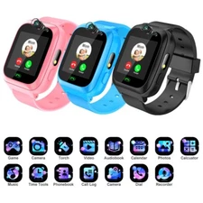 NEW Kids Smart Watch Camera Video Call SIM GSM Game Phone Watche Boys Girls Gift