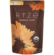 RYZE Mushroom Coffee USDA Organic with 6 AdaptogenicMushrooms and MCT Oil