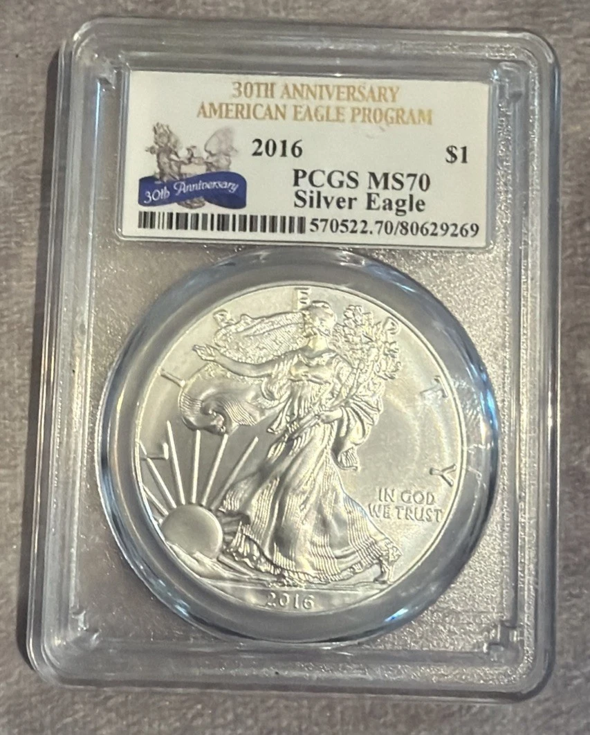 American Eagle MS 70 Graded 2016 Silver Bullion Coins for sale | eBay