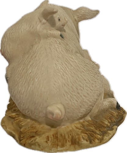 Homco Porcelain Pig & Piglets Figurine Mother & Babies Farmhouse Decor - Picture 3 of 7