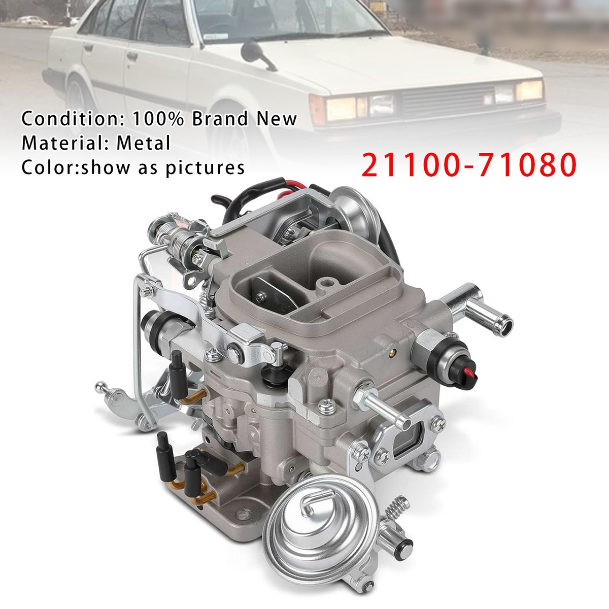 2 Barrel Carburetor 21100-71080 For Toyota Hilux Carina Townace