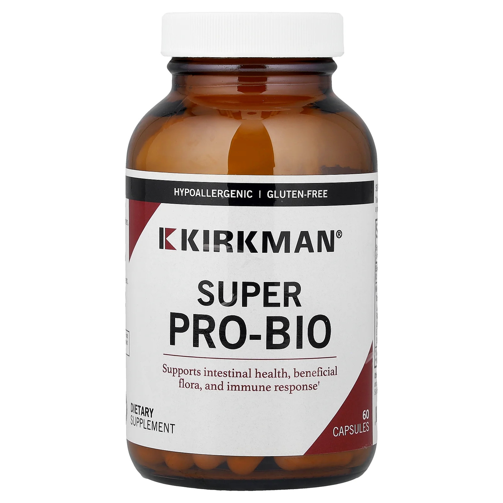 Kirkman Labs Bio-Max Series Super Pro-Bio 60 Capsules Casein-Free Egg-Free 16690₽