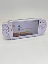 Sony PSP-2000 Lavender Console #224 No Battery or Lid No Charger Bad Power Butto