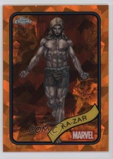 2025 Topps Chrome Marvel Comics Sapphire Orange /25 Ka-Zar #84 4g8