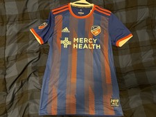 FC Cincinnati MLS 2019 Inagural Season Adidas Home Blue Jersey Men’s Size Small