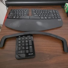 Microsoft Sculpt Ergonomic Keyboard 1559 With Number Pad 1558 No Dongle 
