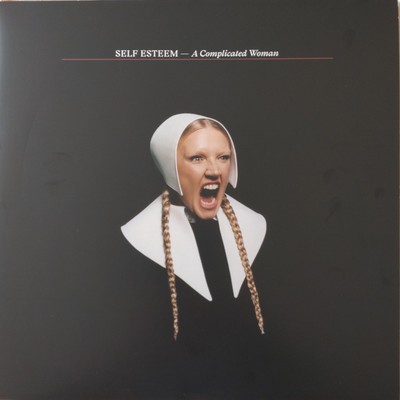 SELF ESTEEM-A COMPLICATED WOMAN-BLACK & WHITE VINYL-BLOOD RECORDS-1000 ONLY
