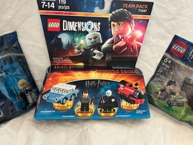 New Lego Harry Potter sets lot - Dimensions 71247, Quidditch 30706, Draco 30677