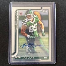 🔌IU 2025 TOPPS CHROME FOOTBALL ROOKIE AUTO RC MASON TAYLOR