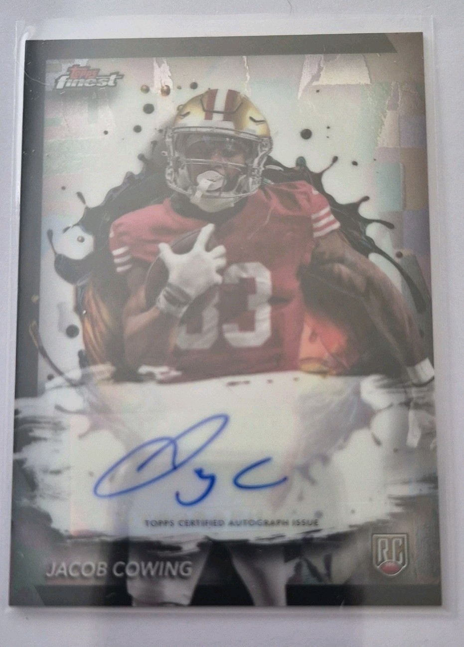 Jacob Cowing Topps Finest Rookie Finest Autographs #RFAJC Base