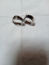 2er Set Herren Ring Edelstahl