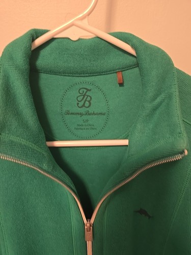NEU! Tommy Bahama Full Zip Sweatshirt Jacke grün, Größe S, einmal getragen - Bild 2 von 6