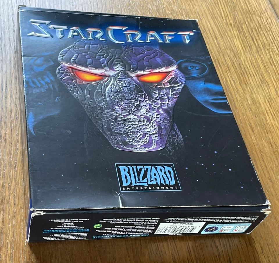 STARCRAFT PC CD-ROM ORIGINAL STARCRAFT 1 ~ COMPLETE BIG BOX EDITION - Image 3 of 4
