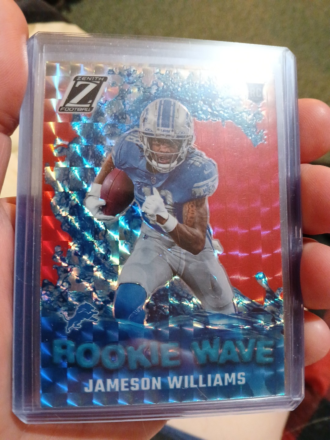2022 Panini Zenith - Rookie Wave Jameson Williams #RW-JW Red (RC)