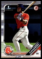 2019 Bowman Draft Cameron Cannon Boston Red Sox #BD-166