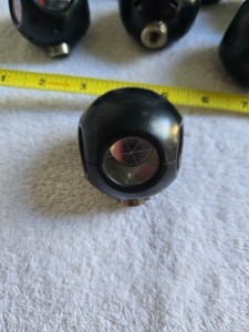 lot of 8, vintage laser link distance system range accuracy, golf stick