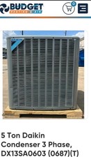 Daikin 5 TON INDUSTRIAL A/C MOD: DX135A0603  CONDENSER UNIT  FRIEGHT/LOCAL PICK