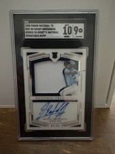 2020 Panini National Treasures Randy Arozarena Rookie Patch Auto /99 SGC Graded