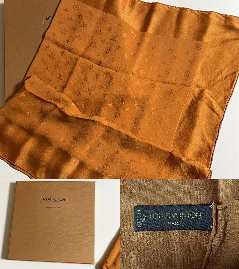 Louis Vuitton Orange Scarves & Wraps for Women for sale - eBay