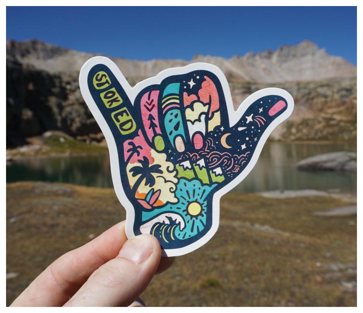 Stoked Sticker Art Pack - Яркие виниловые наклейки для кастомизации велосипедов - 2990₽